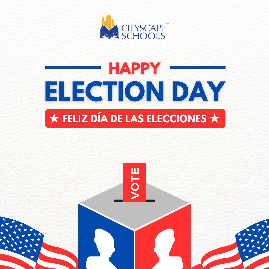 CityscapeSchool's tweet image. On Election Day, one vote unlocks endless possibilities that last generations. ✋🌟 Voting builds the world we share, from parks to dreams. What will your voice build today?
#ElectionDay #PowerOfVote #FutureStrong