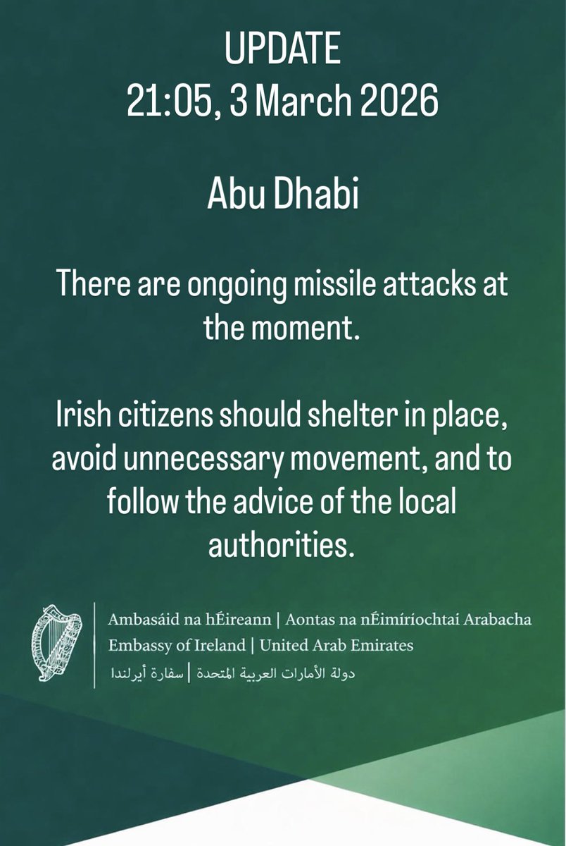 Irish Embassy UAE tweet media