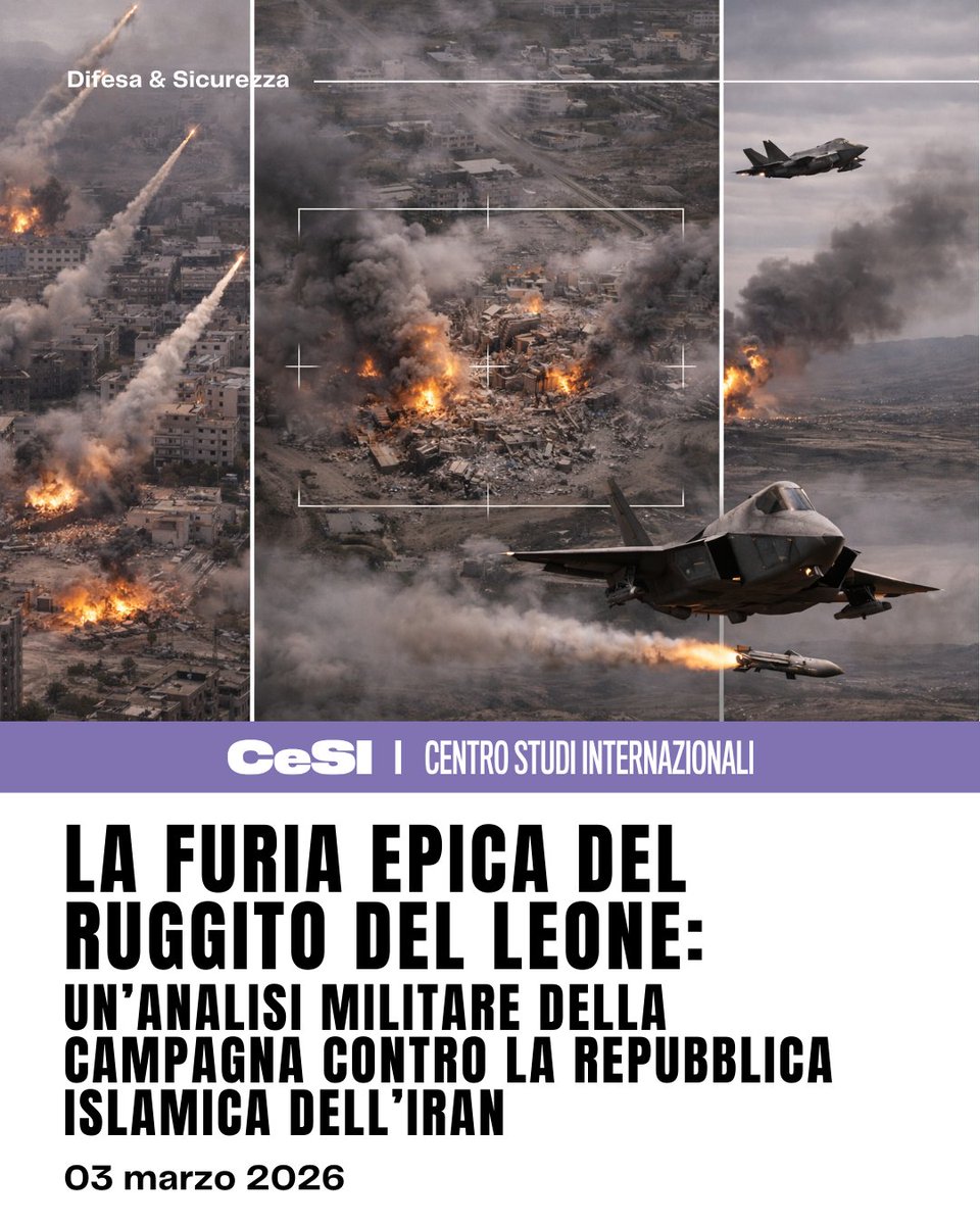 CeSI - Centro Studi Internazionali tweet media