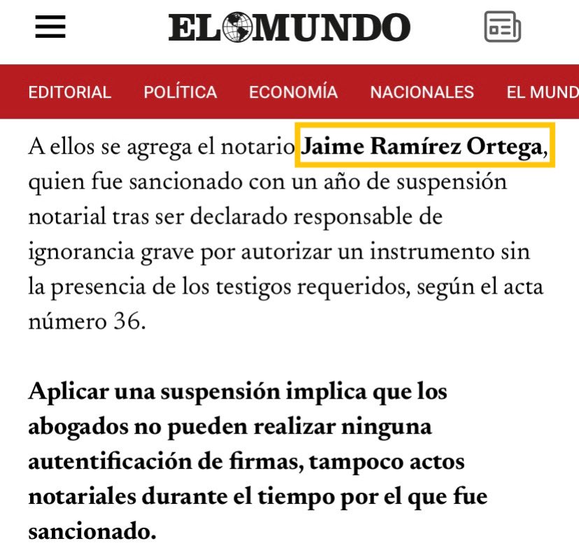 romeoauerbach's tweet photo. Mire Pastor @Jaime_RO74 este abogado que lo han suspendido como notario se llama igual que usted

Será un homónimo ? Pregunto nada mas

Saludos cordiales ! https://t.co/dihDhHUV9y