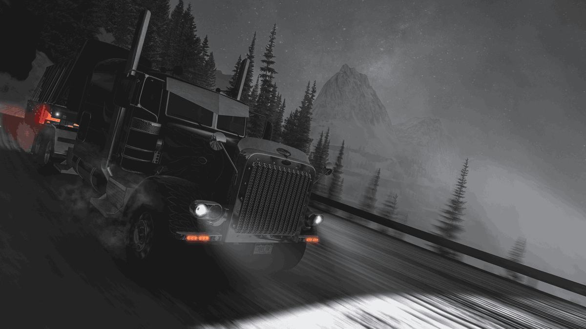 TruckersMP's tweet image. #TriviaTuesday | Which of these weather options do you think the #TruckersMP community likes to drive in the most? 🚚

1️⃣ Light/Clear
2️⃣ Rain
3️⃣ Dark/Dusky
4️⃣ Snow

Let us know in the comments 👇

#ETS2 #ATS #SCS #ProMods #BestCommunityEver