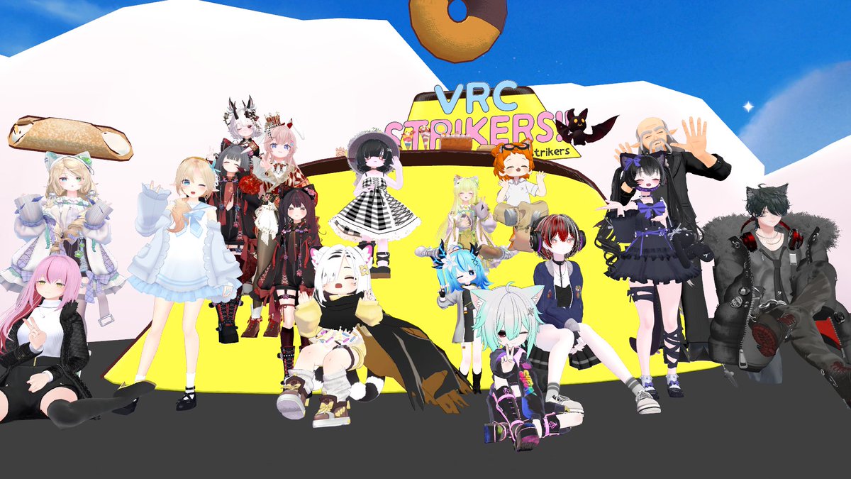 #VRChat のイベントはほとんど参加した事ないけど、普段一緒にゲームしてるグループでの大会だったので参加。#VRC_Strikers の大会は中々白熱して楽しかった。作戦変更にもっと早く乗れてたらなぁ～