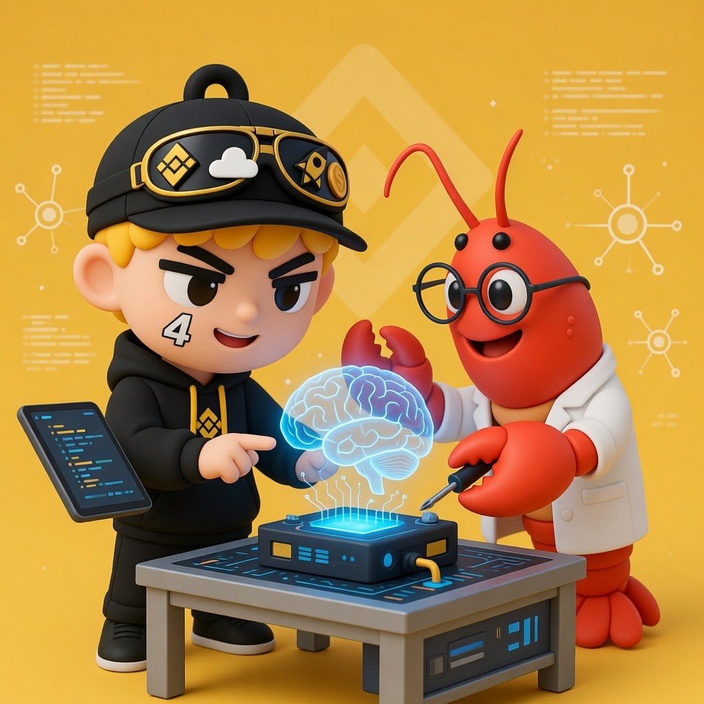 PaluNewCTO's tweet photo. @heyibinance AI agents are the future
Agent Palu and Lobster 🦞 https://t.co/wfBwOwtnkQ