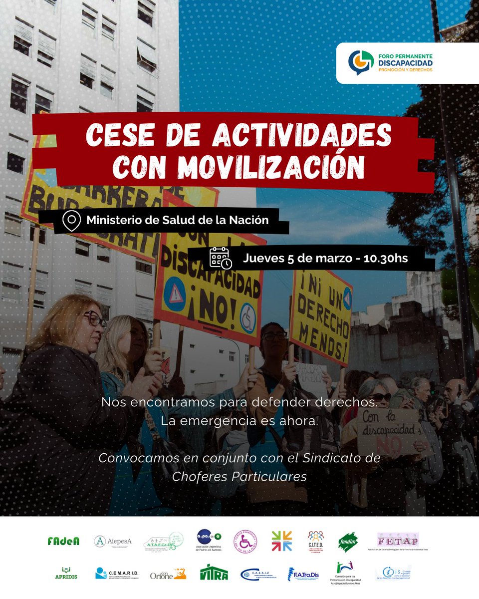 Foro Permanente Discapacidad tweet media