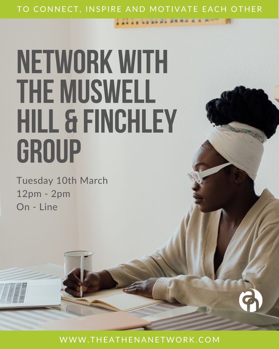 Whether you’re new to networking or well established, you’re welcome at Athena Muswell Hill &amp; Finchley group!

Join us on Tuesday 10th March to learn if you can grow your business with us at the same time as building genuine connections with like-minded women locally.