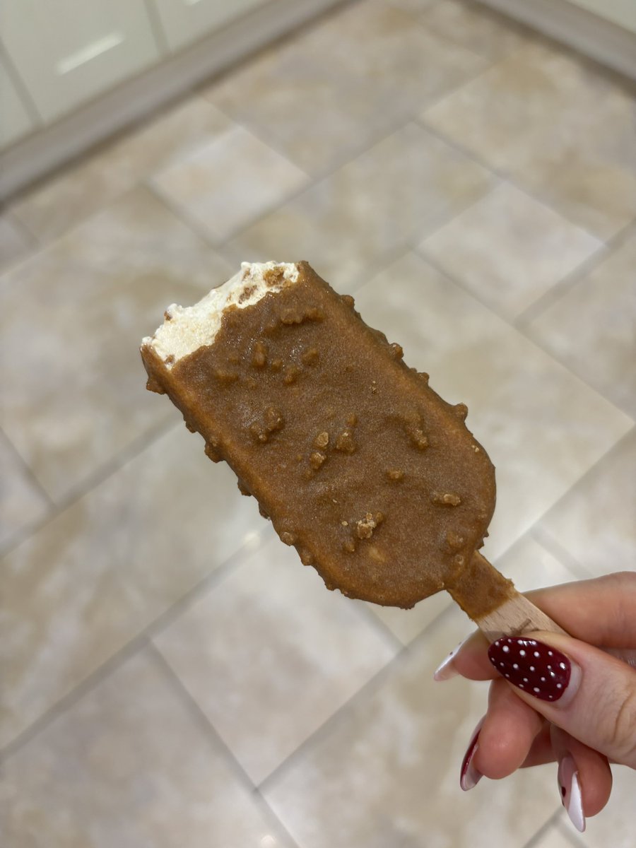 dollyalicex's tweet photo. biscoff ice cream stick! 😋 https://t.co/xuxnVMhRXe