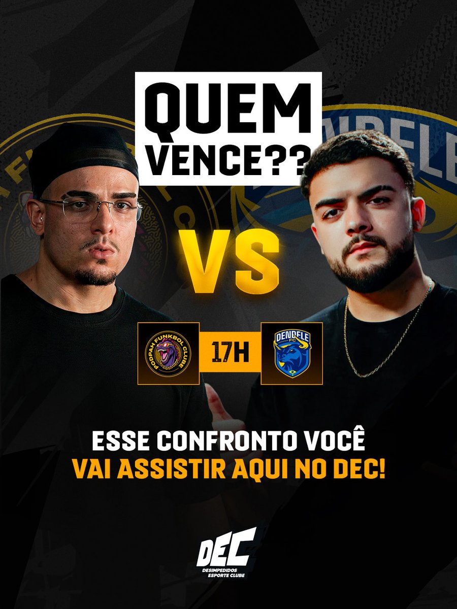 desimpedidos_ec's tweet photo. O PRIMEIRO JOGO DA KINGS BR!🔥
Com novo presidente, o Funkbol enfrenta o Dendele em busca da primeira vitória na Kings!
E aí, quem leva a melhor?
Comenta aí!
#DEC #KingsLeague #Funkbol #Dendele https://t.co/tl3ZNlLmyh