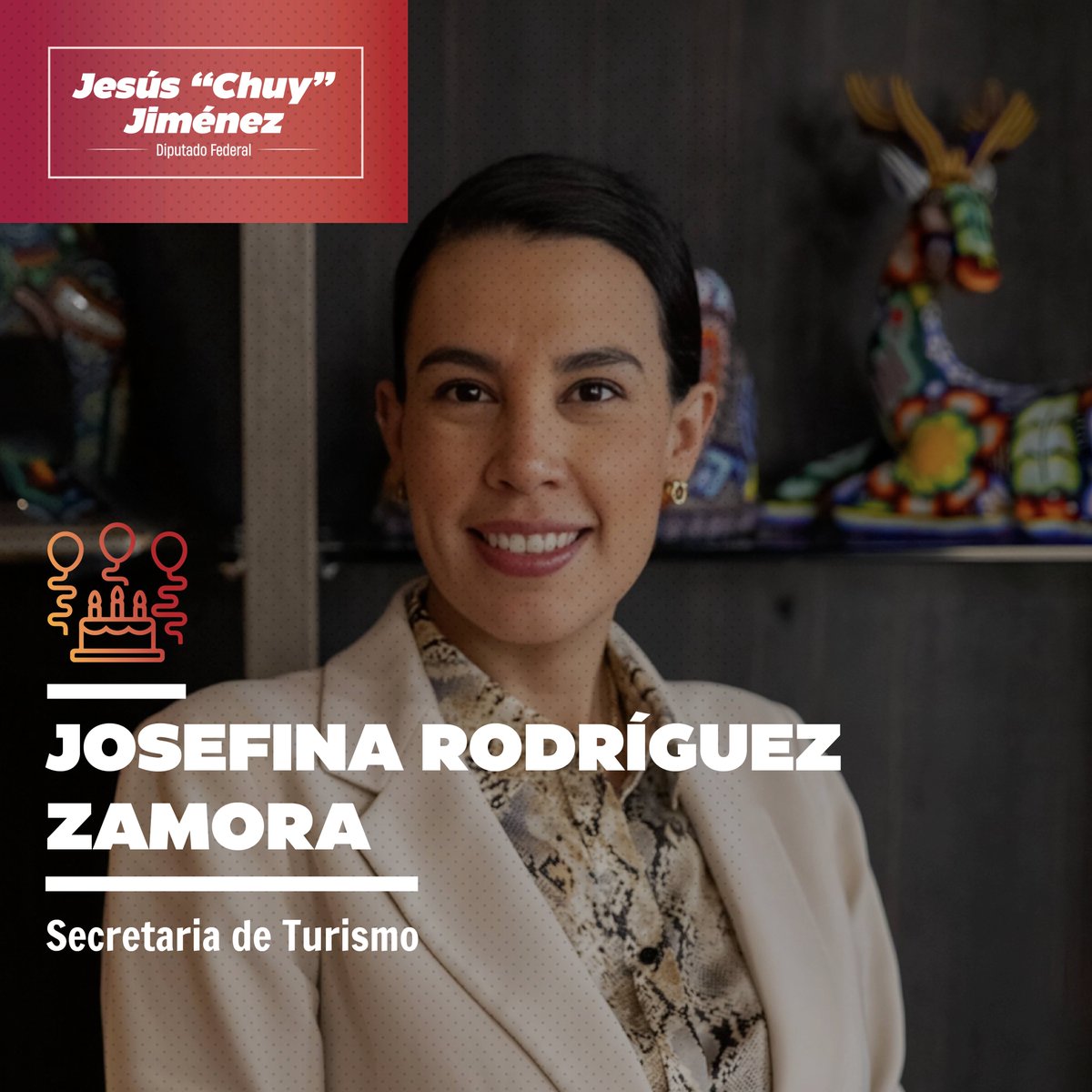 ¡Feliz cumpleaños <a href="/josefinarodzam/">Josefina Rodríguez Zamora</a>!

Que este nuevo año venga lleno de energía, buenos proyectos y muchos destinos por seguir impulsando. Todo el éxito y lo mejor hoy y siempre.