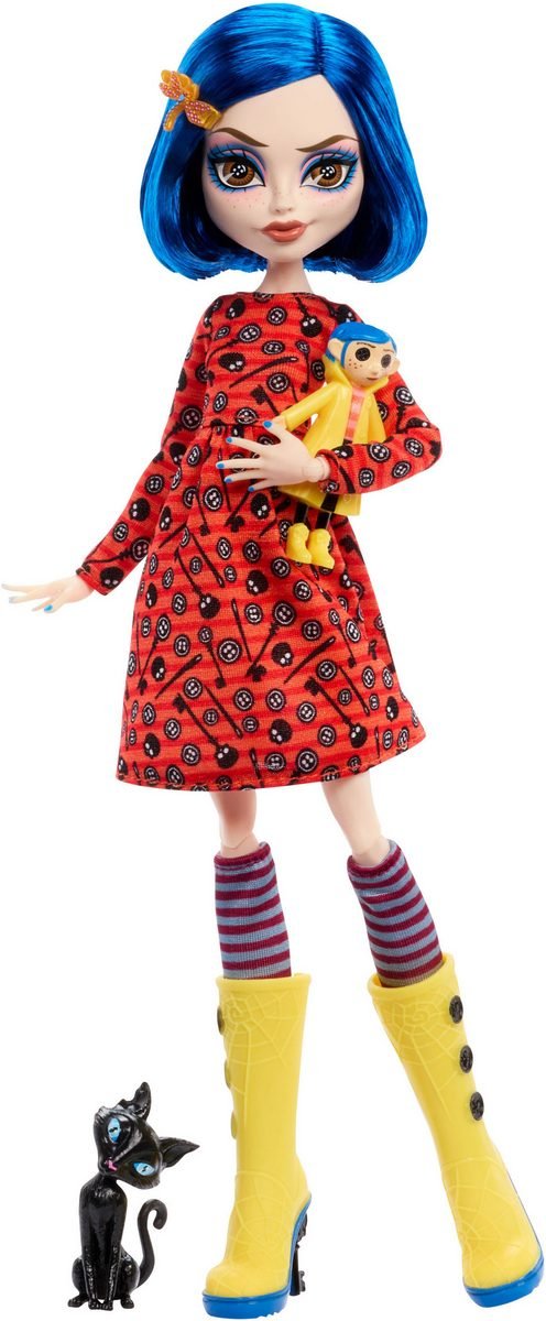 Finalized stock pictures for the Monster High Skullector Coraline doll