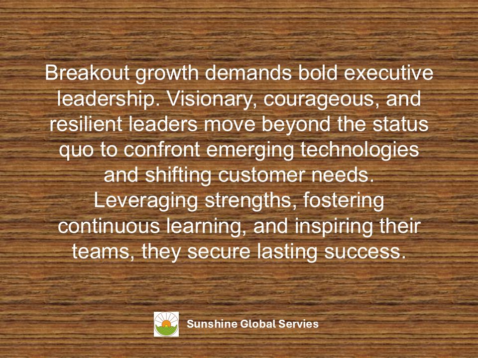 Sunshine Global Services (@sgsleadership) on Twitter photo 