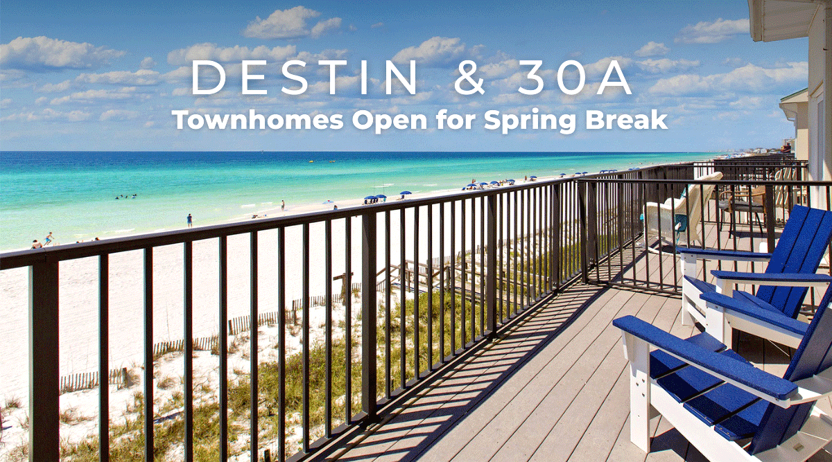Spring Break is filling fast 🌊☀️ From Gulf-front townhomes in Panama City Beach and 30A to Destin resort communities, these Emerald Coast favorites still have limited availability. More space, real beach access, and room for the whole crew: oreef.co/40rEI3b