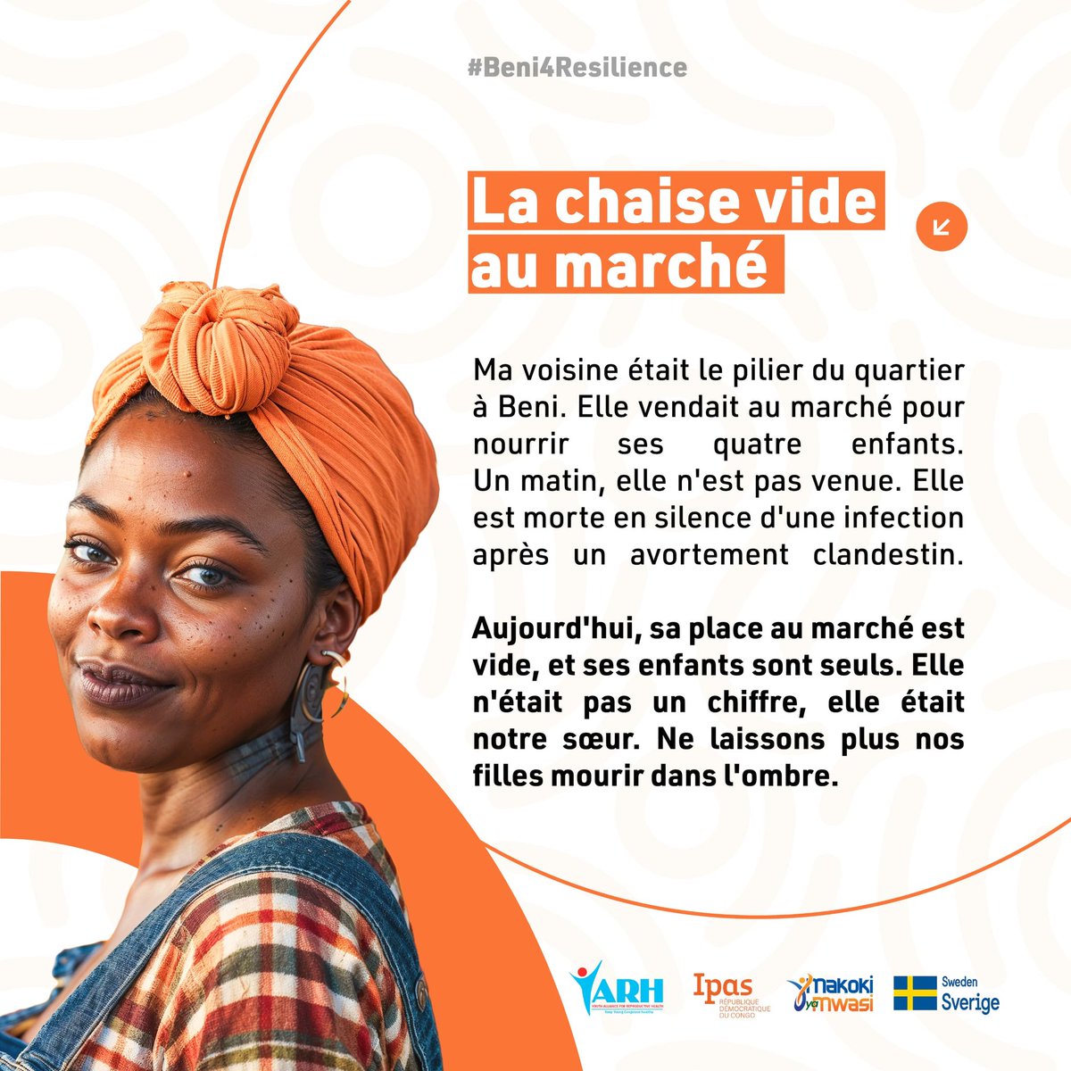 NguluPatricia7's tweet photo. L’accès aux soins de santé sexuelle et aux services de #SCACF est un droit, pas un privilège.
À Beni, ce témoignage rappelle une réalité : trop de femmes restent exposées à des risques évitables faute de services sûrs et accessibles.
#Beni4Résilience
#YARHInProgress https://t.co/fVUbOMCs5m
