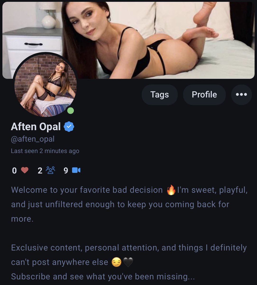 Aften Opal tweet media