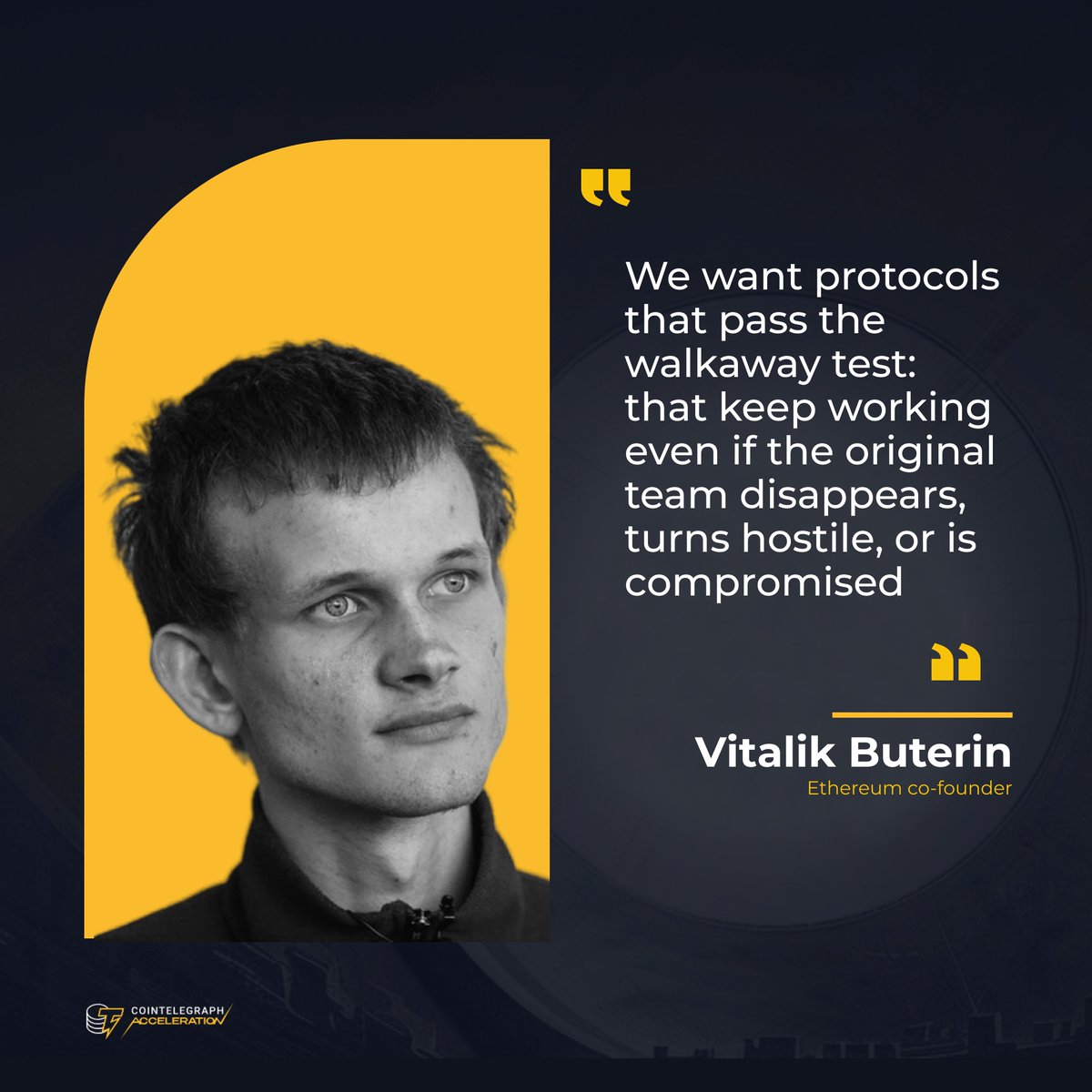 Cointelegraph Accelerator tweet media