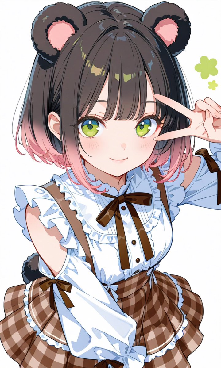 4日目も参加させていただきます🐻✨
くまがーる🌟
#AIアニマル大集合