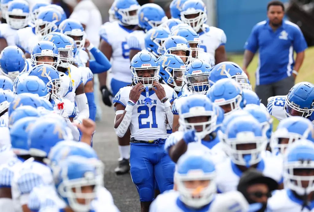After a great visit and talk with <a href="/CoachMcRae77/">CoachTez</a>  I am blessed to receive an offer from Allen University!
