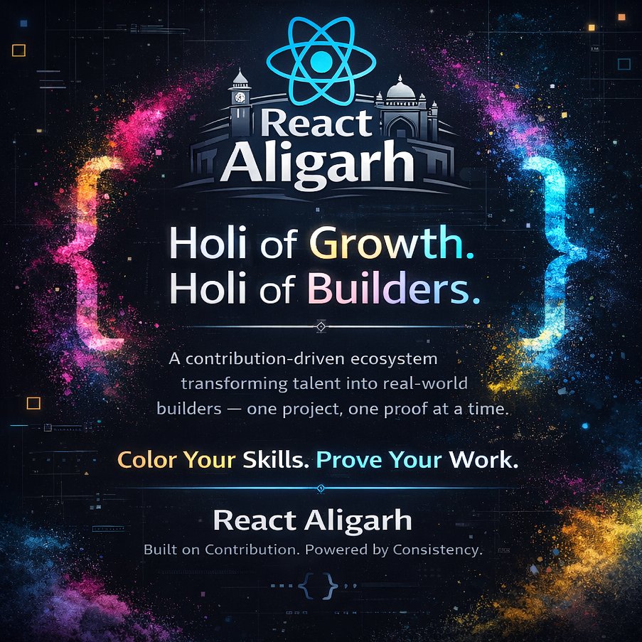 React Aligarh tweet media