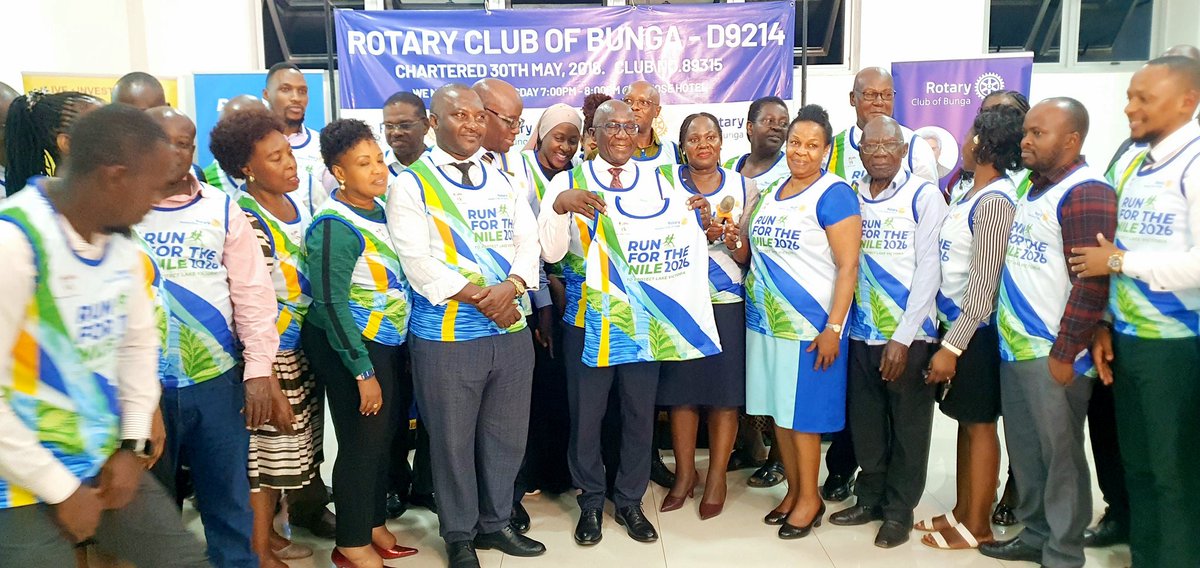 DGDanielDdam's tweet photo. 🌍🏃‍♂️ Run for the Nile 2026 Launched!

Today at Rotary Club of Bunga, we launched the 4th Edition of Run for the Nile (28 March 2026) — restoring the Nile through tree planting, clean-ups &amp; a Rotary Peace Forest, including 250 acres with NFA.

#RunForTheNile2026 #SaveTheNile https://t.co/Rthlt58azK