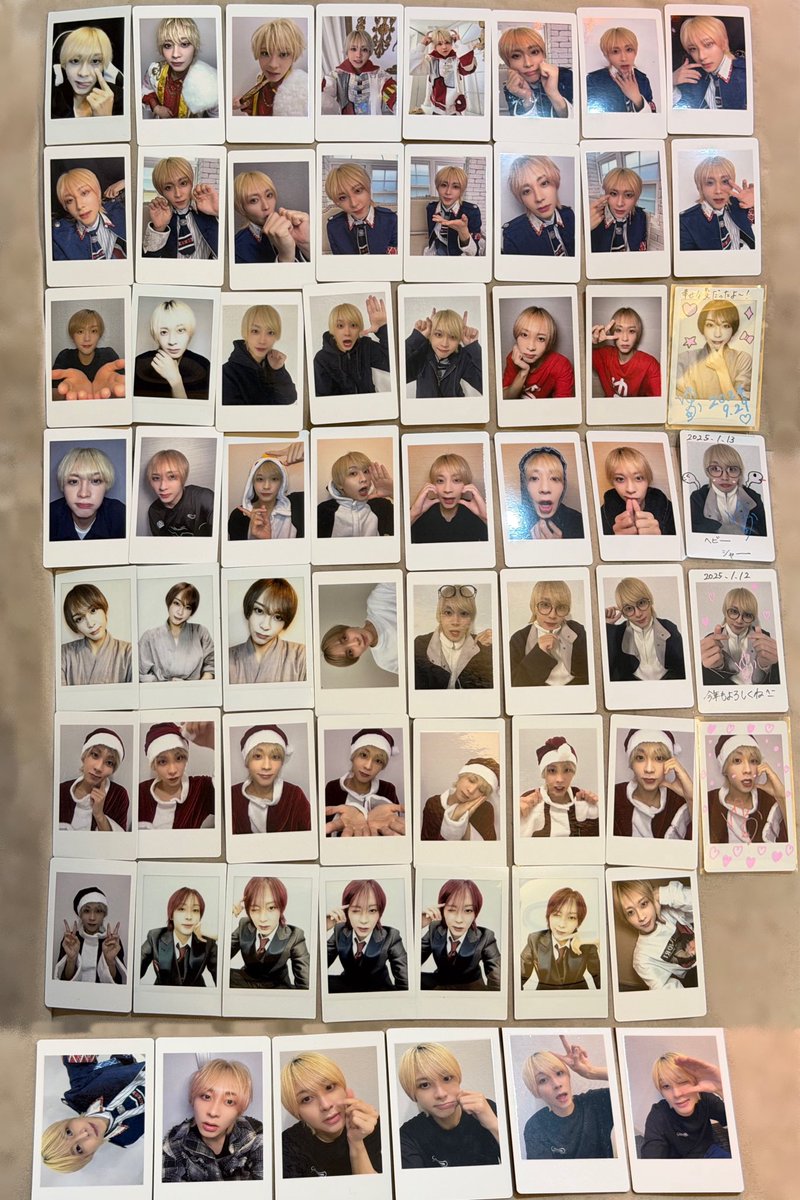 ラムネ商店街 ハピカ チェキ 【譲】黄 赤 桃 橙 【求】〜定価（ご相談