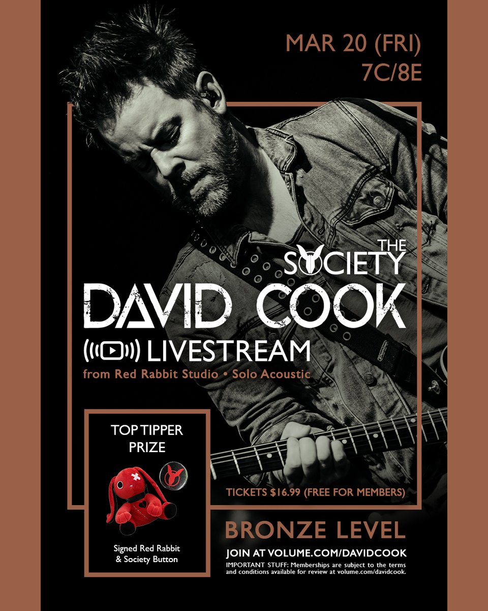 David Cook News/Info tweet media