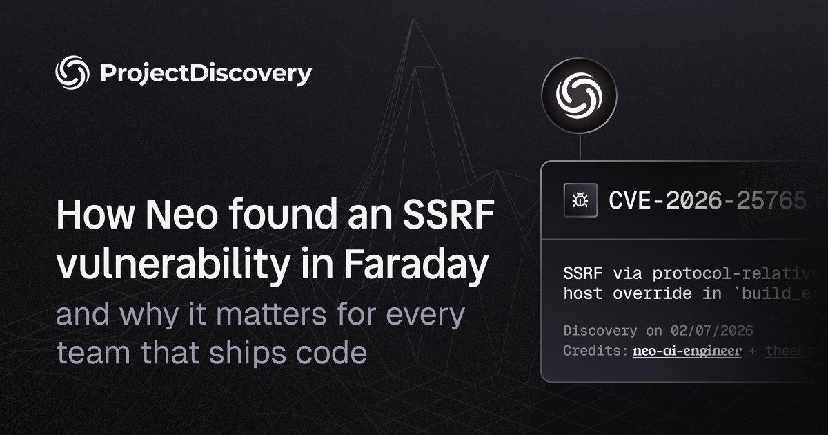 ProjectDiscovery tweet media