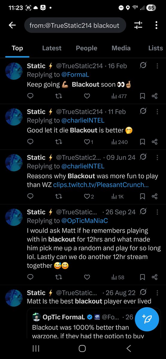 Static ⚡ tweet media