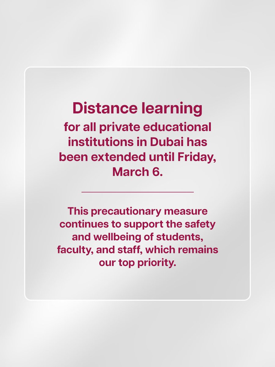 KHDA | هيئة المعرفة والتنمية البشرية بدبي tweet media