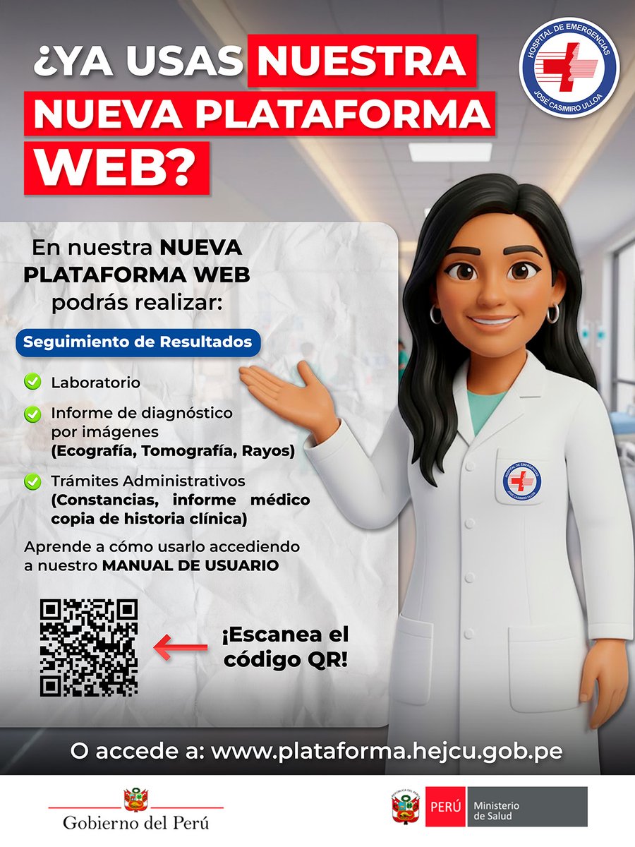HEJCU_Oficial's tweet photo. ¿Ya conoces todo lo que puedes hacer desde nuestra nueva plataforma web?
En el #HEJCU seguimos innovando para acercar nuestros servicios a ti.
Más acceso, más facilidad, más HEJCU contigo.
#HEJCU #plataformaweb https://t.co/Jxeo5U6Zc0