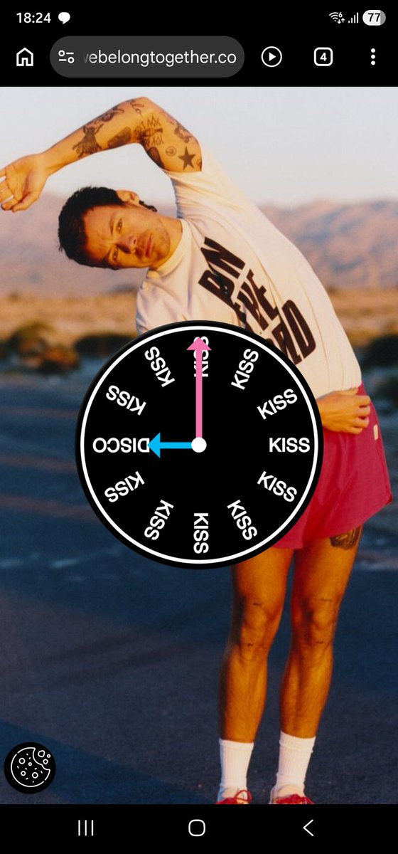 The clock site changed again for the Runner's world interview!