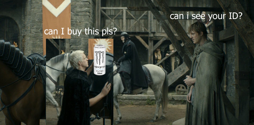 Me trying to buy a Monster Energy when I am turning 30 this year