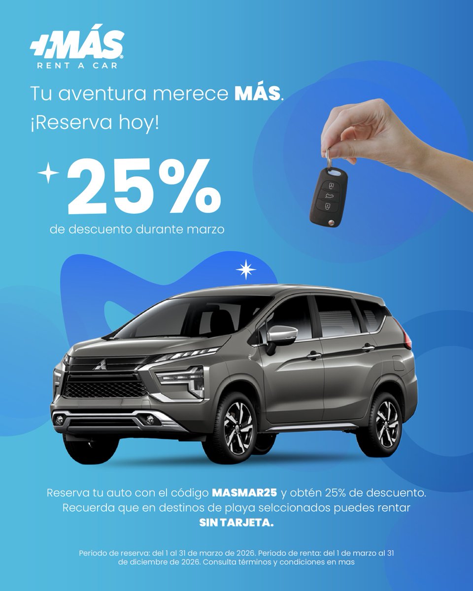 MÁS Rent A Car tweet media