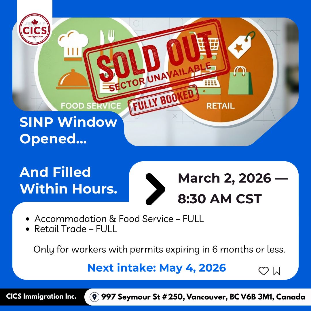 Saskatchewan has 4,761 nominations for 2026, but only 25% are for capped service sectors—leading to fast closures.

Missed this round? Prepare now for May 4, 2026.

Early preparation is essential.