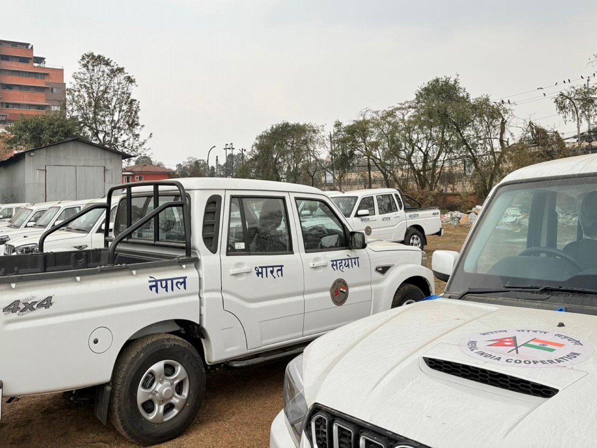 ani_digital's tweet image. India provides large number of vehicles as Nepal heads to landmark polls after Gen Z protests

Read @ANI Story | aninews.in/news/world/asi…
#Nepalelections #GenZProtests #India