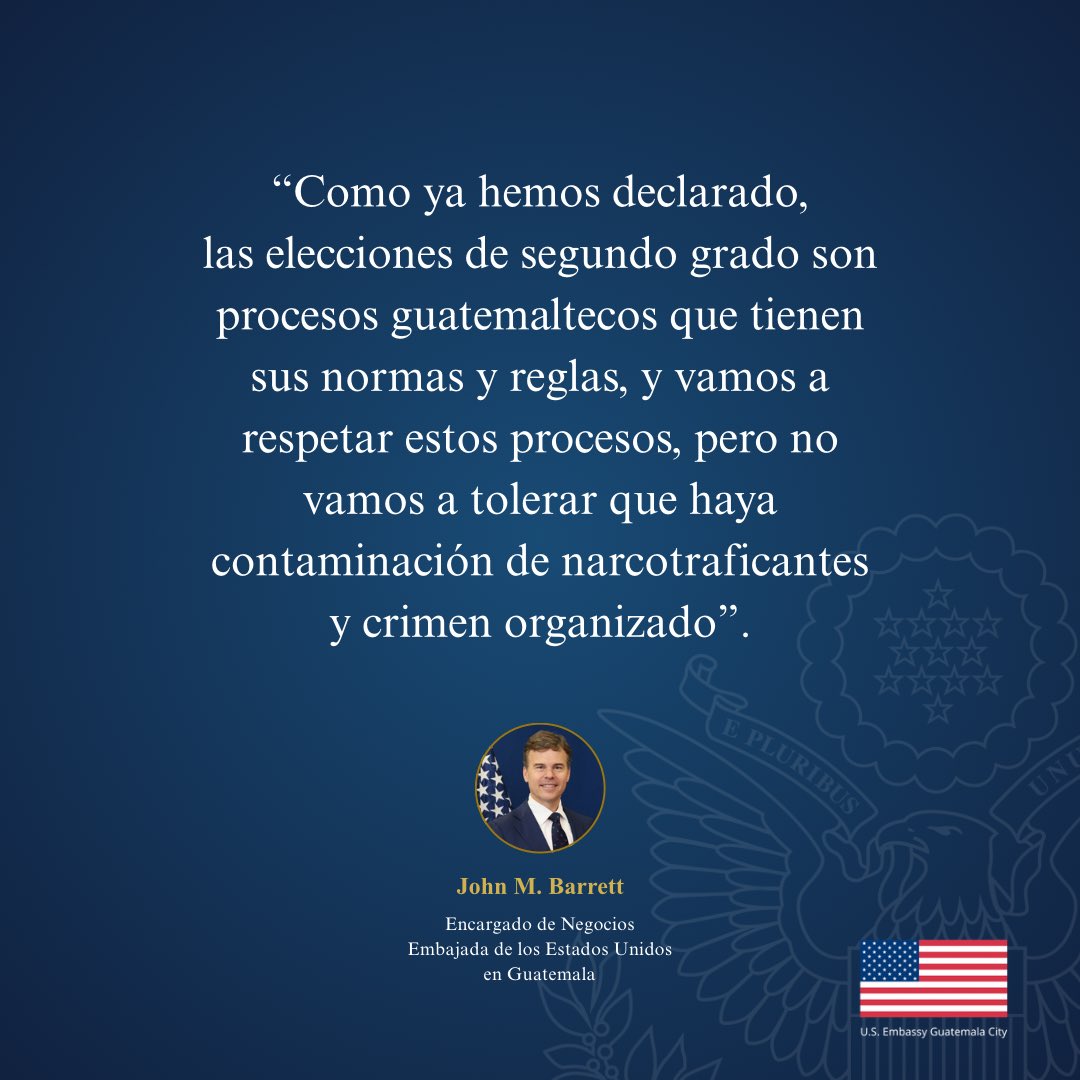 US Embassy Guatemala tweet media