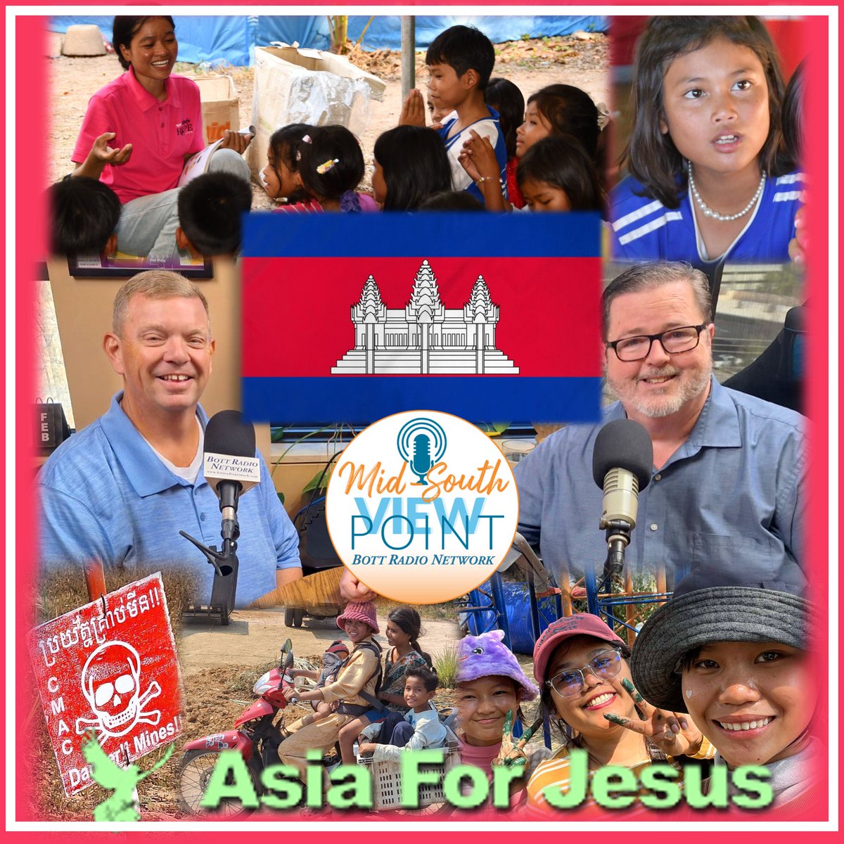 Mid-South View Point #radioshow Steve Hyde of Words of Life Ministries in Cambodia discusses the refugee camp crisis with other ministry updates. WED 03/04 3PM #AM640 #FM93.7 #FM100.7 #MemphisRadio or stream live at bottradionetwork.com/audio-player/?… #pastors #Cambodia #refugeecamp