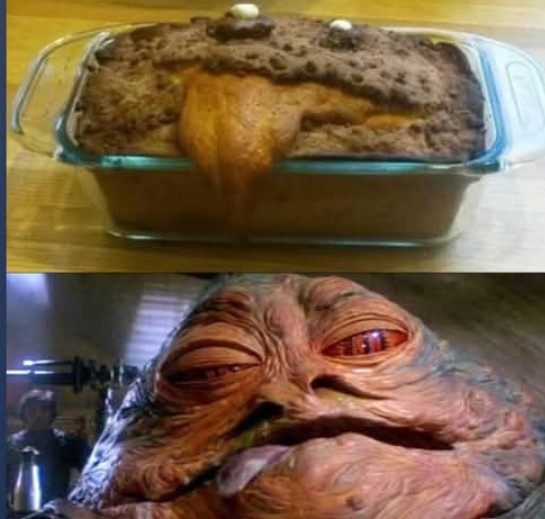 metaldaveh's tweet photo. I baked this cake, but now it's asking me to bring Solo and the Wookiee...
#StarWars #Jabba #HanSolo #Wookiee https://t.co/OqEivm7m1k