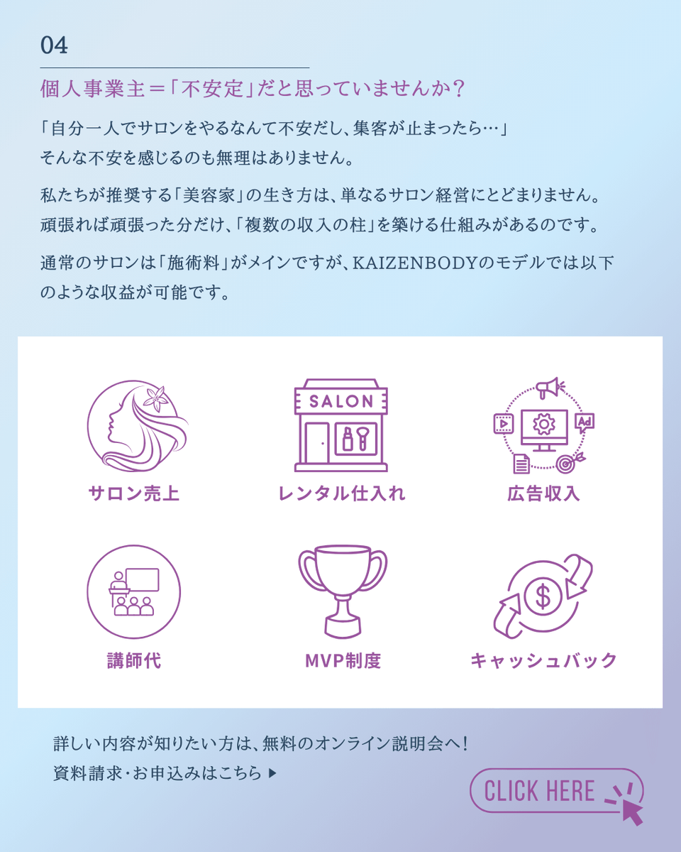 KAIZENBODY_bi's tweet photo. 限定10名様！
未経験→美容家に転職して
あなたの人生を切り開いてみませんか？
https://t.co/8jBvDHlG6H https://t.co/NVienGVzlZ