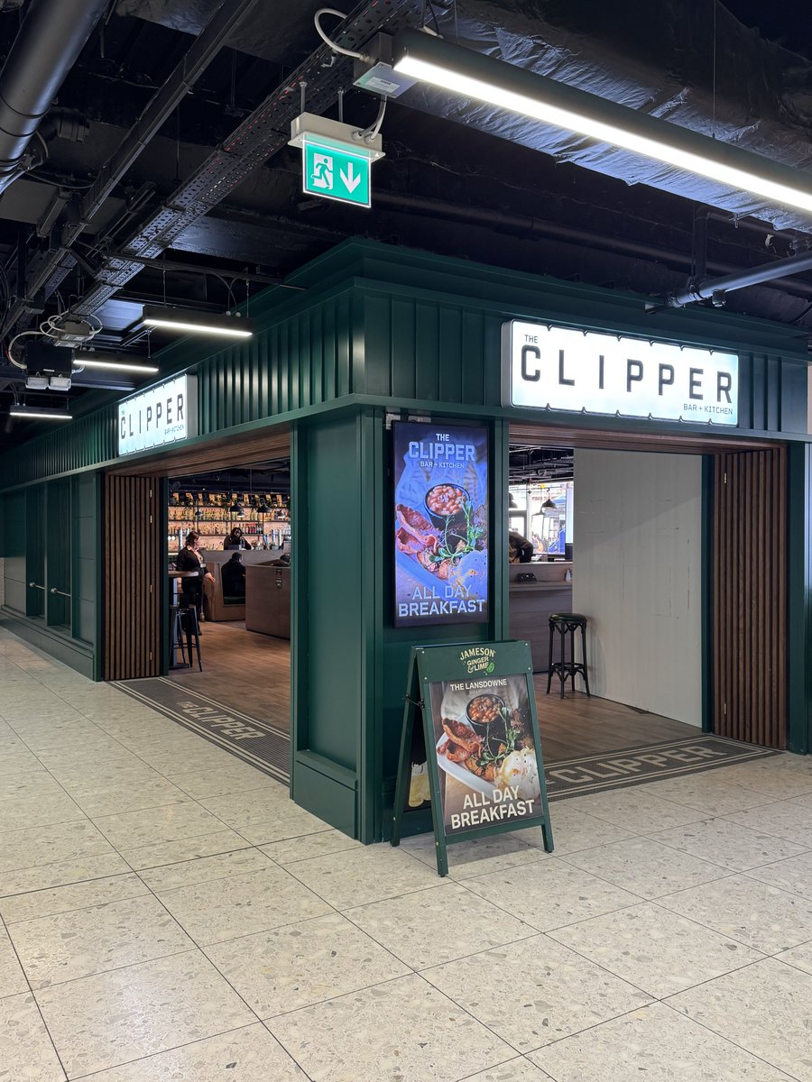 Introducing “Clipper” bar and kitchen in Terminal 1 arrivals! The ...