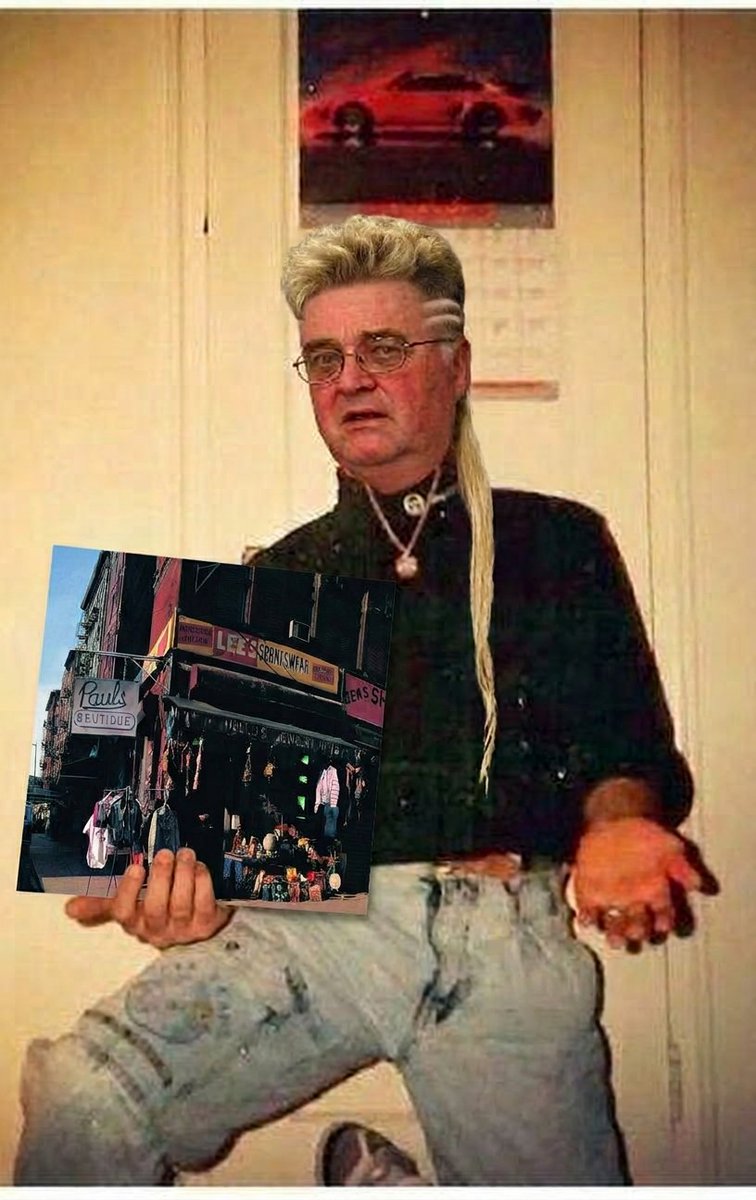 Found this pic of <a href="/MCCossyG/">Robert Cosgrove</a> the day Paul's Boutique came out. All the ladies let him wear his chain and turtle neck. Foreshadowing the future relationship between him and <a href="/DoctorTurtleboy/">Aidan Kearney</a> . Calm down <a href="/hotandbravoed/">hot and bravoed</a> we all know you love a man in  Z Cavariccis listening to Egg Man.