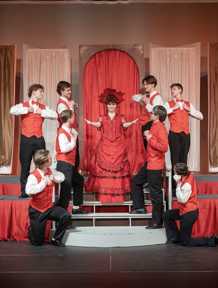 PrinceFineArts's tweet photo. You don’t want to miss the PACS production of Hello, Dolly! 

Shows are this Thursday, Friday, and Saturday at 7pm in the Tabernacle. 

Tickets are going FAST - dessert tickets are available, too! Get yours today at https://t.co/d1E2cxa0dq.

#pacsfinearts #hellodolly https://t.co/HPe62yc5Wj