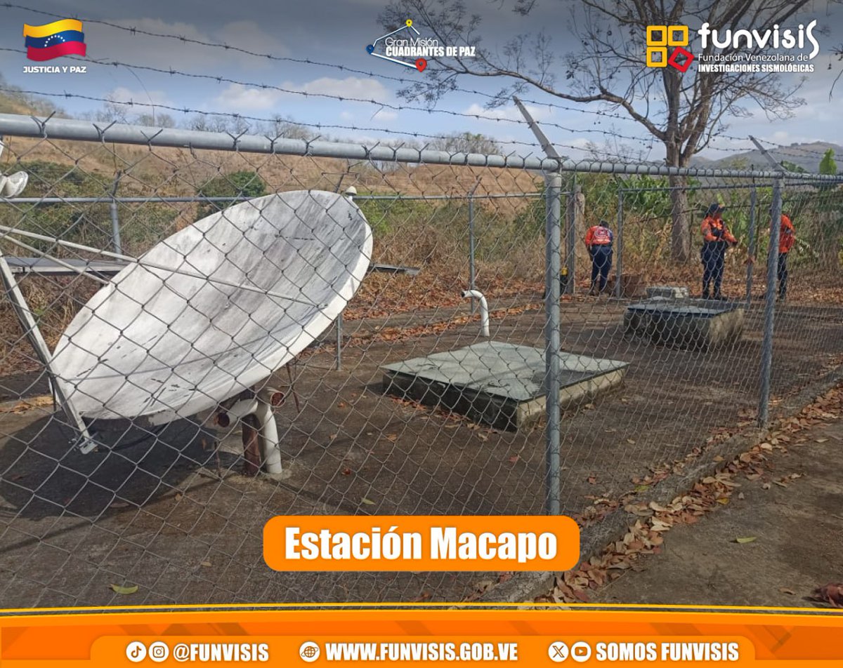 SomosFunvisis's tweet photo. #Entérate | Del #22Feb al #28Feb, una comisión de @SomosFunvisis se trasladó a los estados Miranda, Cojedes, Guárico y Bolívar, para la recuperación, actualización y activación de estaciones sismológicas satelitales.
Conoce más detalles en 👉 https://t.co/IRap0GJDOx https://t.co/HG9OVAN8zv