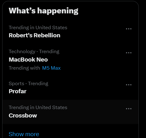 ShieldTheGuard's tweet image. CROSSBOW IS TRENDING