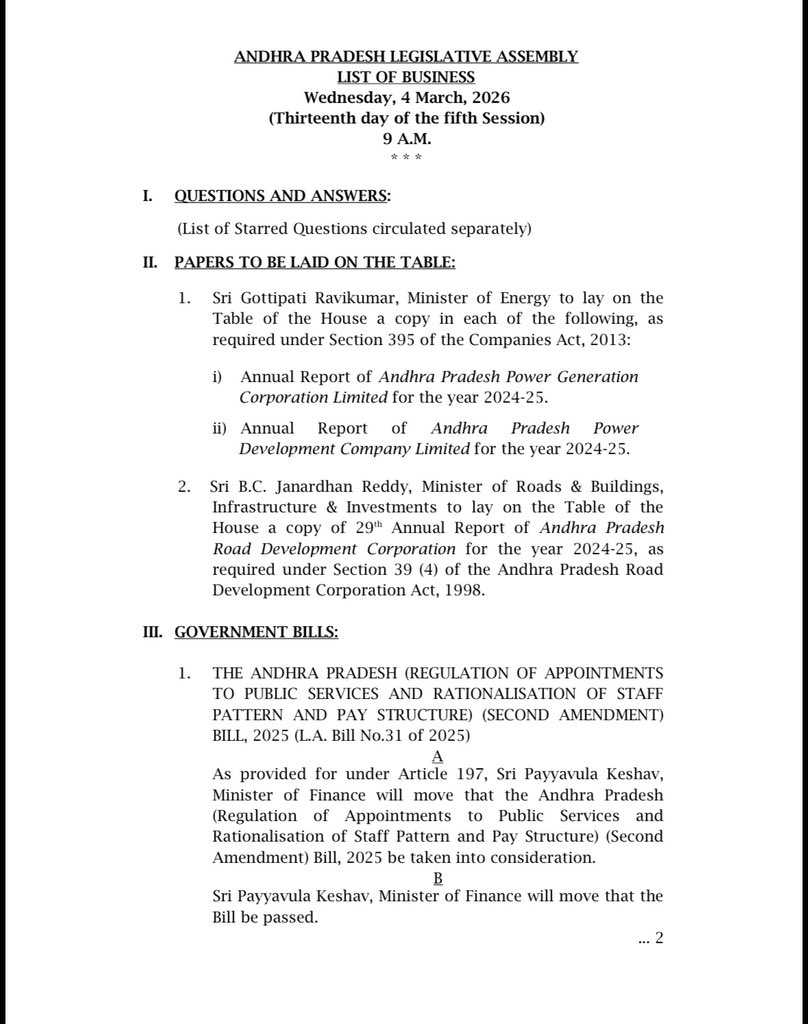 Legislative Assembly, Andhra Pradesh tweet media
