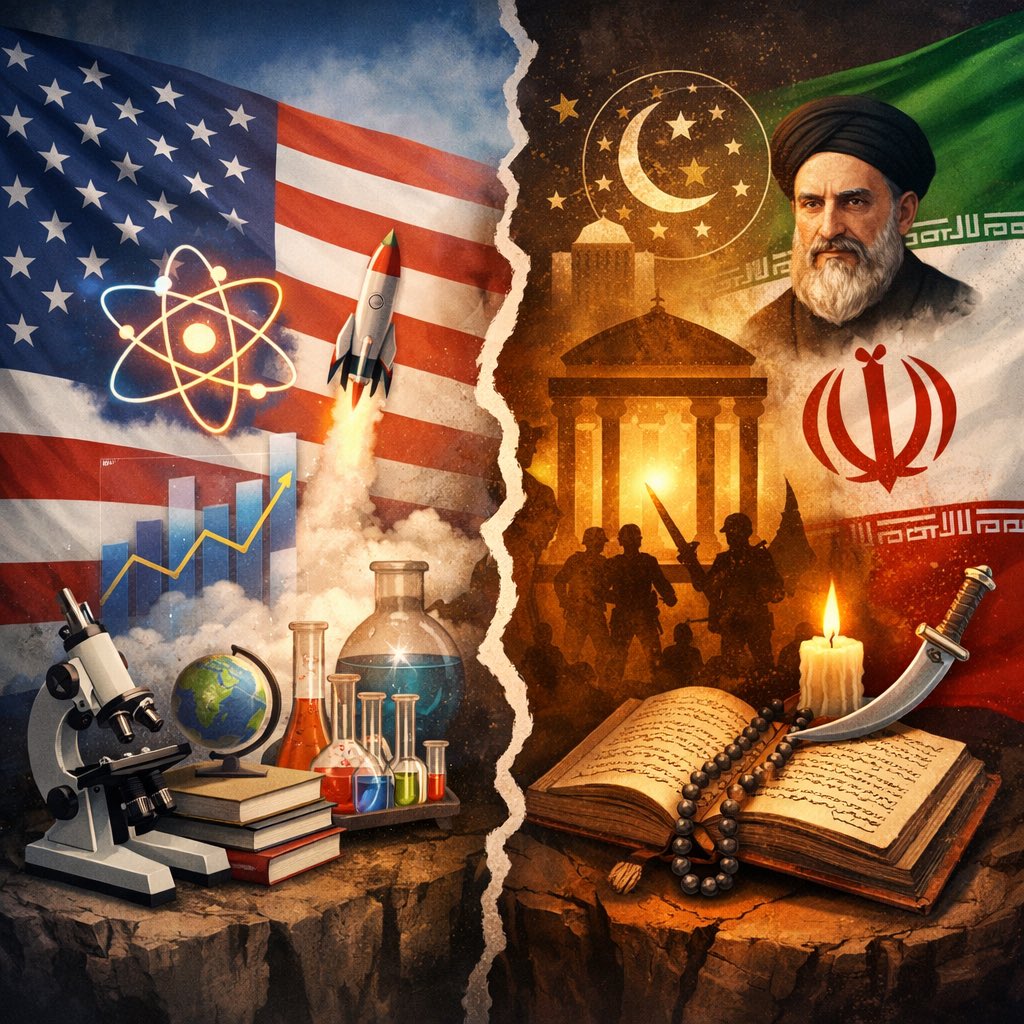 الدول تجاوزت المرحلة اللاهوتية والعقلية الغيبية التي كان المجتمع يقتل فيها الإنسان بتهم السحر، ويحرق بدعوى الهرطقة، ويقدم قرباناً لإله، ويخوض حروبه وفق إشارات النجوم واستشارات الكهنة والفقهاء.

النظام الفاشي الإيراني هو النموذج الأخير الذي سيسحق بلا هوادة على يد القوة الأكثر