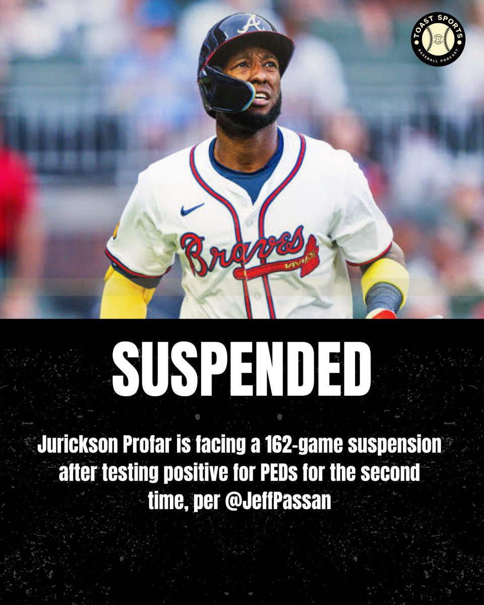 Jurickson Profar was suspended for 80 games last season for testing positive for PEDs

Tough Break for <a href="/Braves/">Atlanta Braves</a>