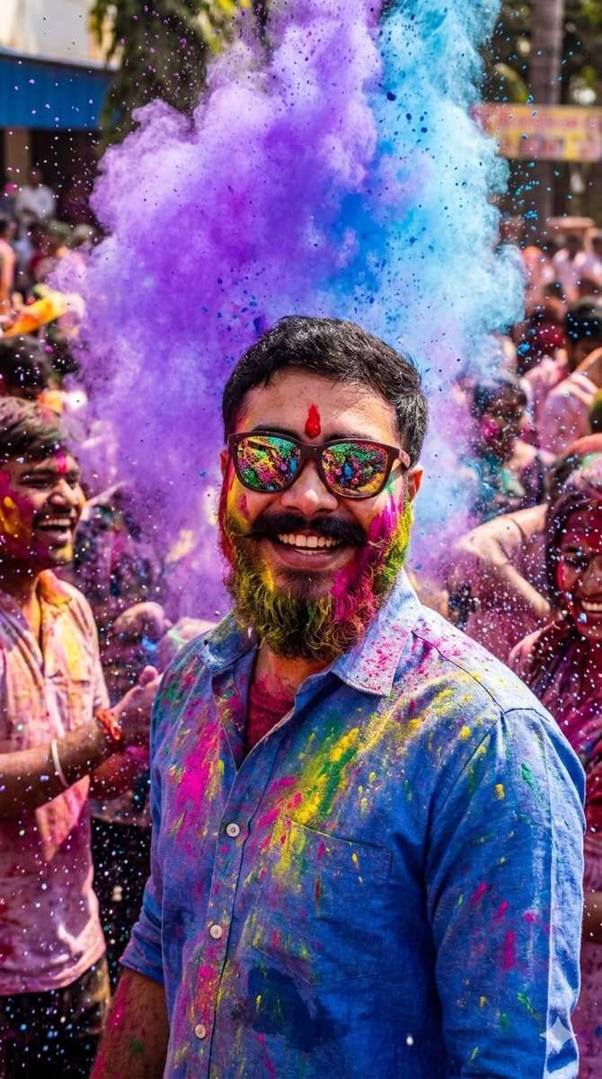 iamsrd98's tweet photo. Happy Holi 💜💙🩵💚💛🧡❤️🩷 https://t.co/84W8rWFS30