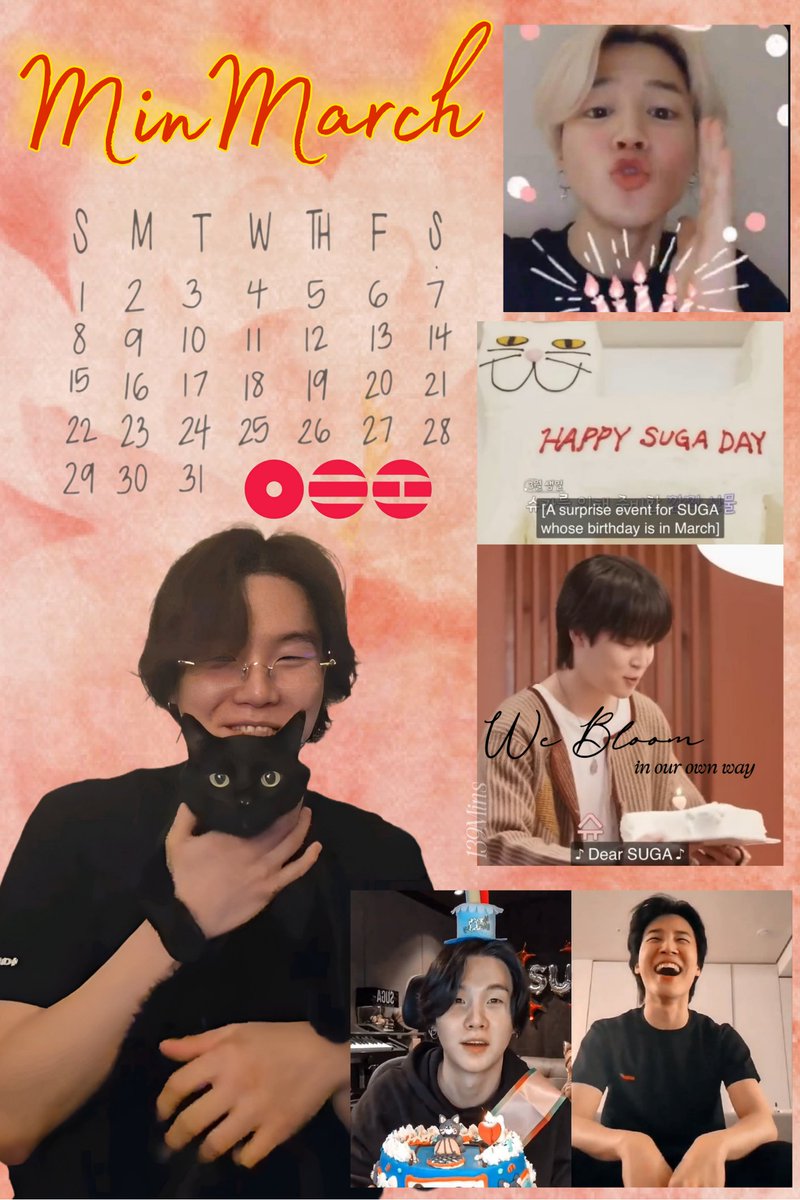 BangtanYGJM07's tweet photo. My MinMarch #yoonmin calendar. So excited for March 😍
#yoonmin #jiyoon #JIMIN #SUGA #yoonminedit https://t.co/uDxJ9bjIHl