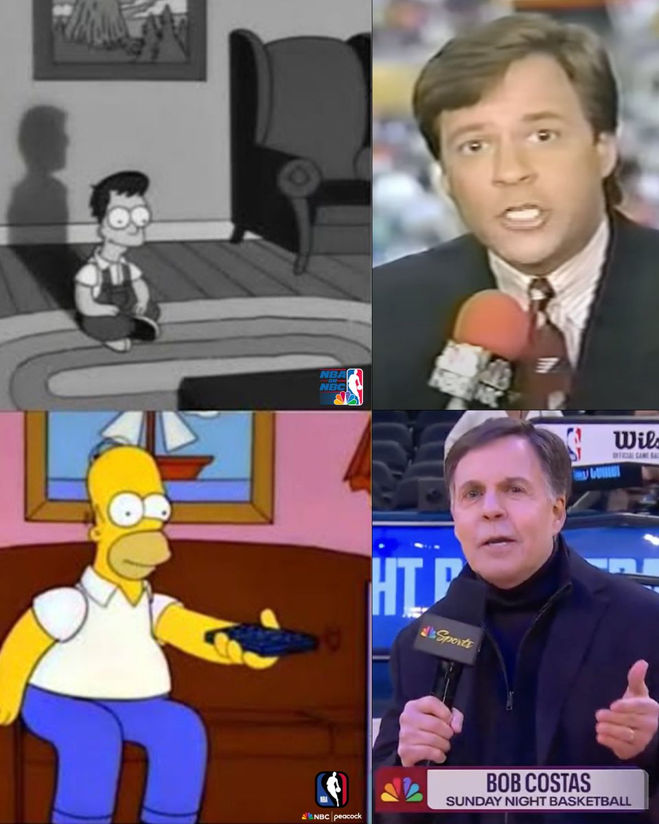 Just like the good 'ol days. 🥹

Don't miss Bob Costas call the 76ers-Spurs game TONIGHT at 7PM ET on NBC and Peacock.