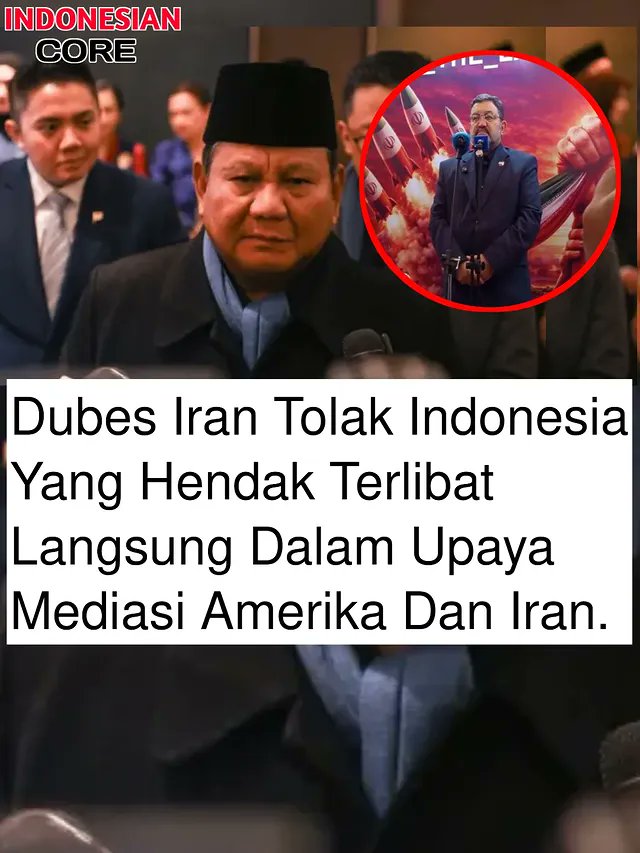 Indonesia itu jongosnya Amerika dan berada satu kubu dengan Amerika dan Israel di BoP. Ya pantes lah ditolak Iran.