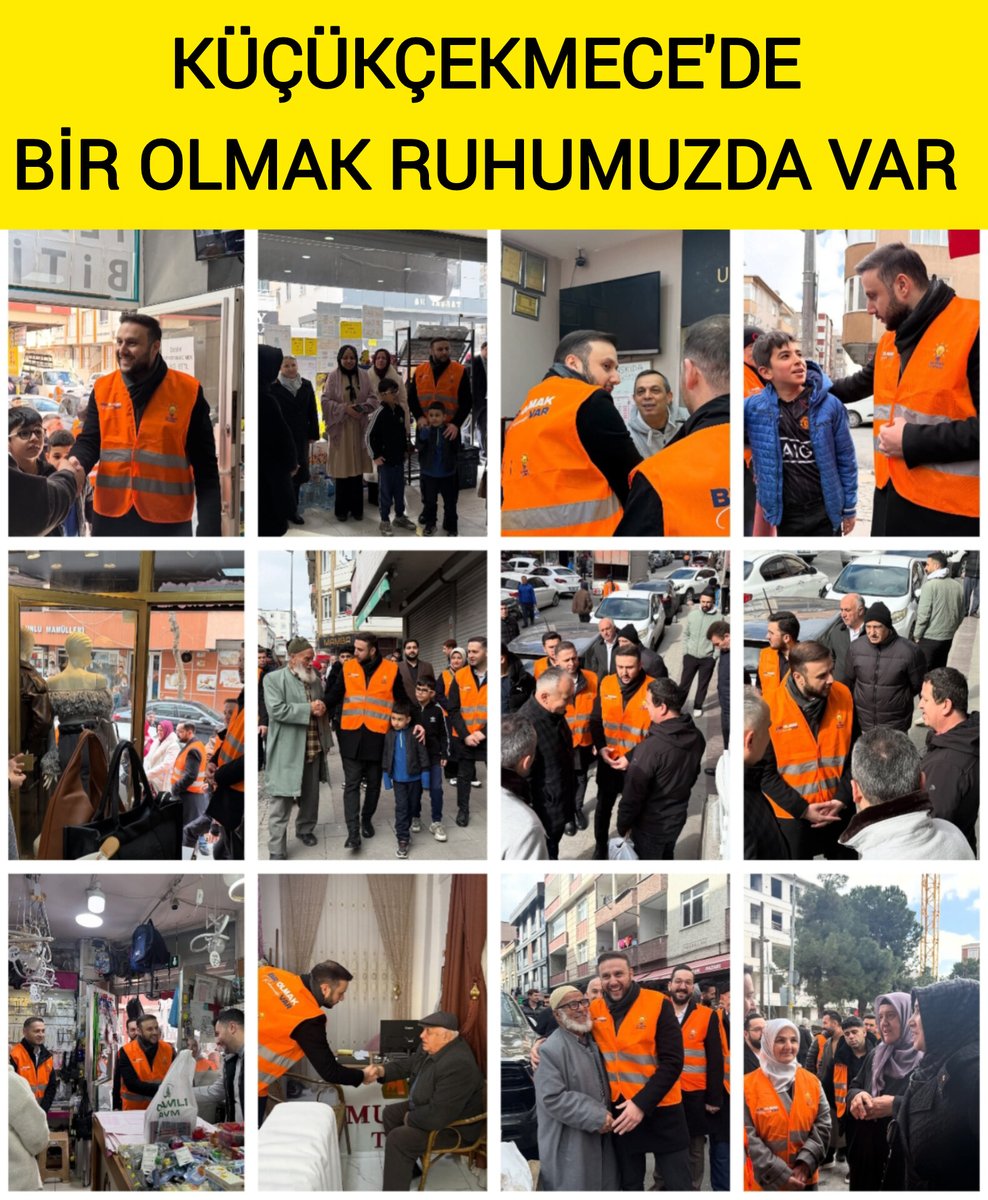 Bir olmak ruhumuzda var.
Aynı dava, aynı inanç, aynı istikamet…
Omuz omuza, gönül gönüle;
dün birlikteydik, bugün birlikteyiz, yarın da birlikte olacağız.

#BirOlmakRuhumuzdaVar